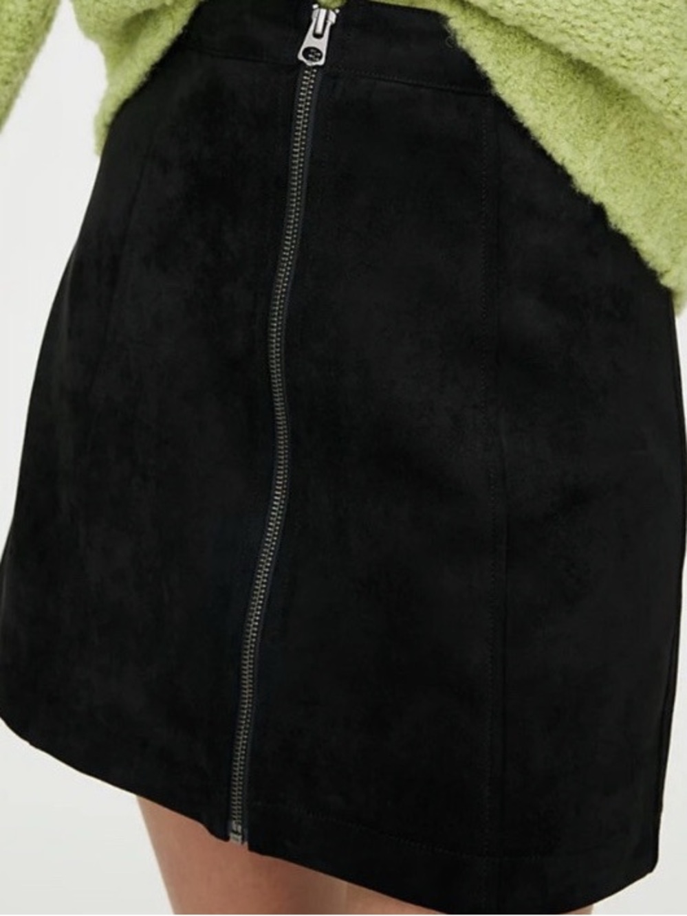 ARITZIA WILFRED FREE SUEDE MINI SKIRT